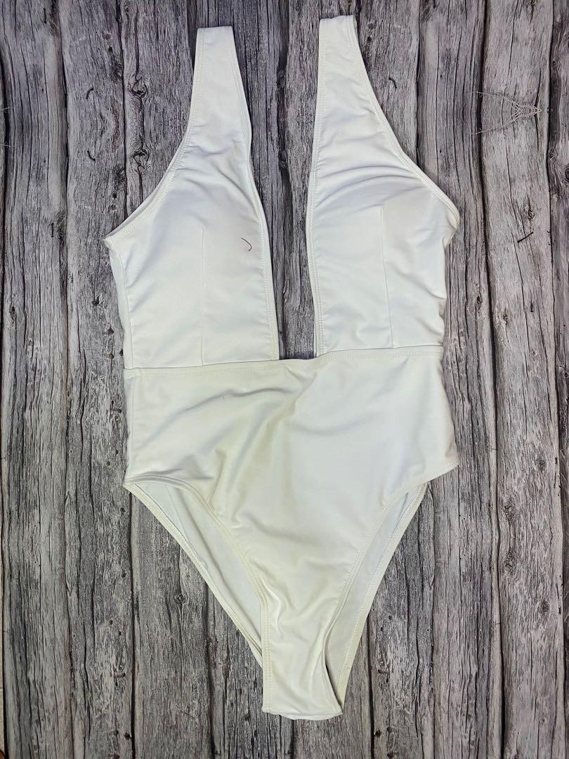 Zaful white one piece shop