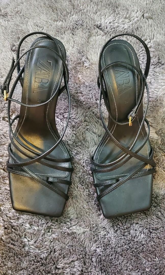 Square toe sandals zara hot sale