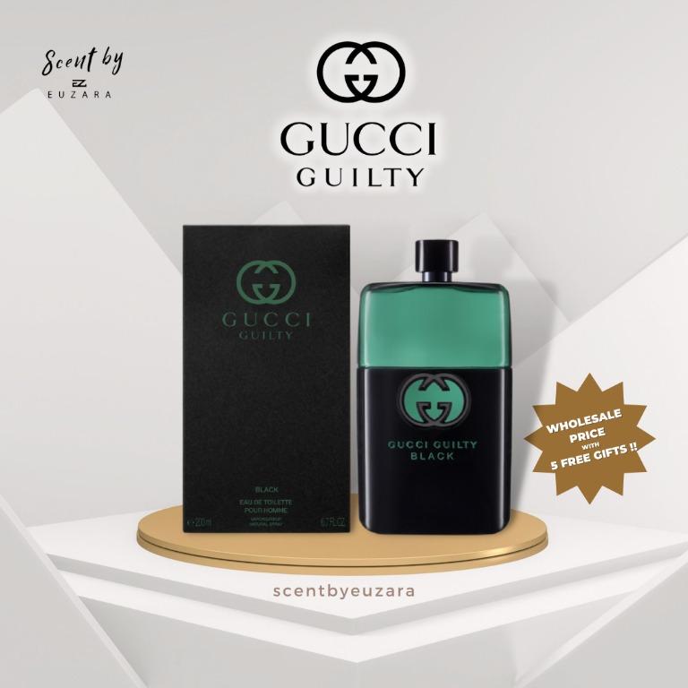 Gucci guilty black pour homme 90ml best sale