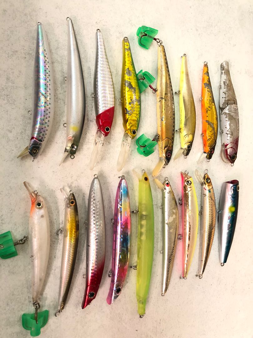1 lot of branded JDM fishing lures for Sale, Sports Equipment, Fishing on  Carousell