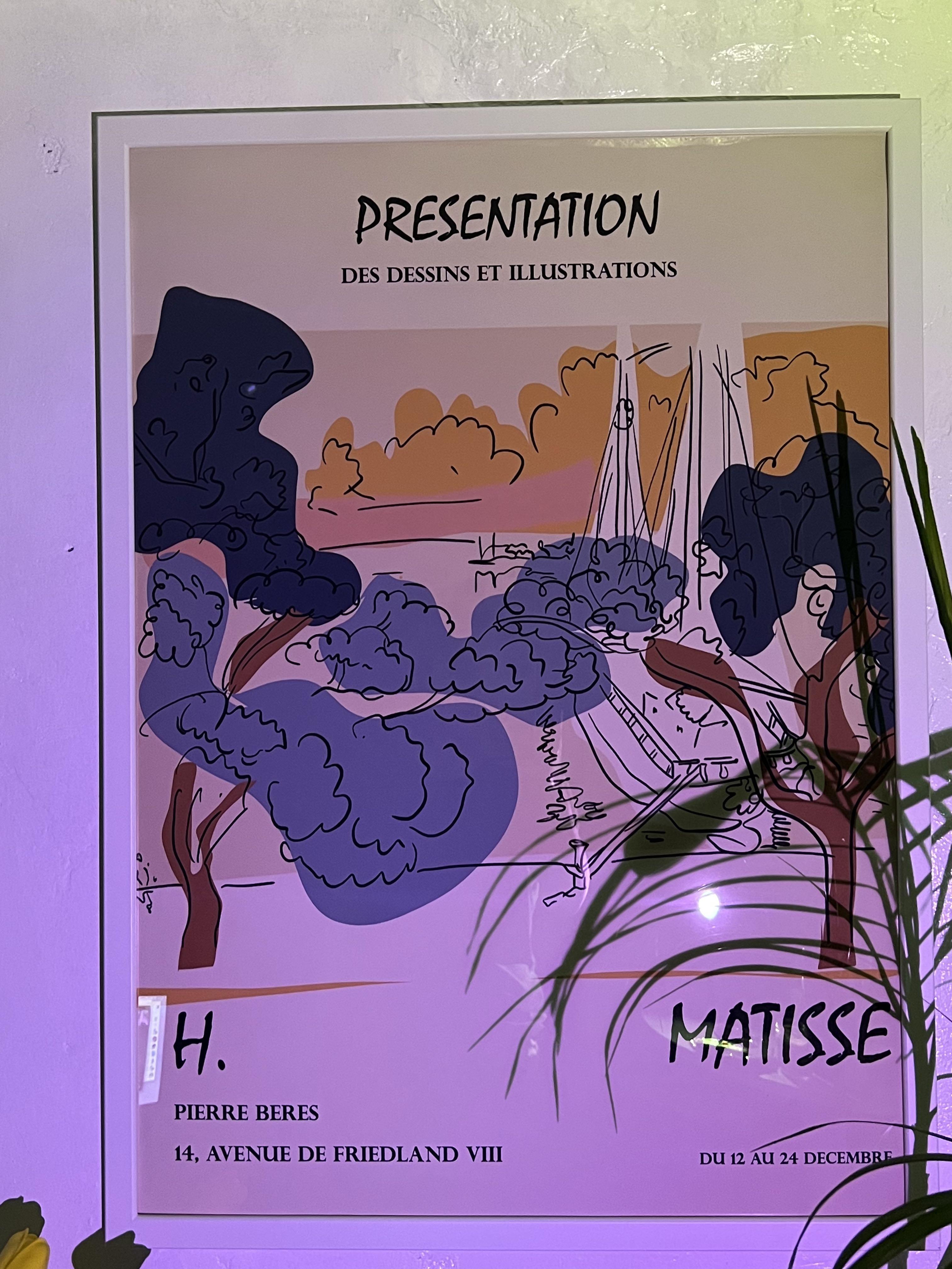 50x70cm Ikea Frame and Matisse Poster, Furniture & Home Living, Home