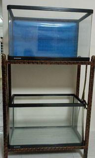 60cm fish tank with steel stand