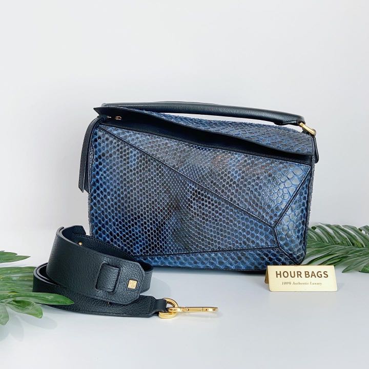 Loewe on sale python bag