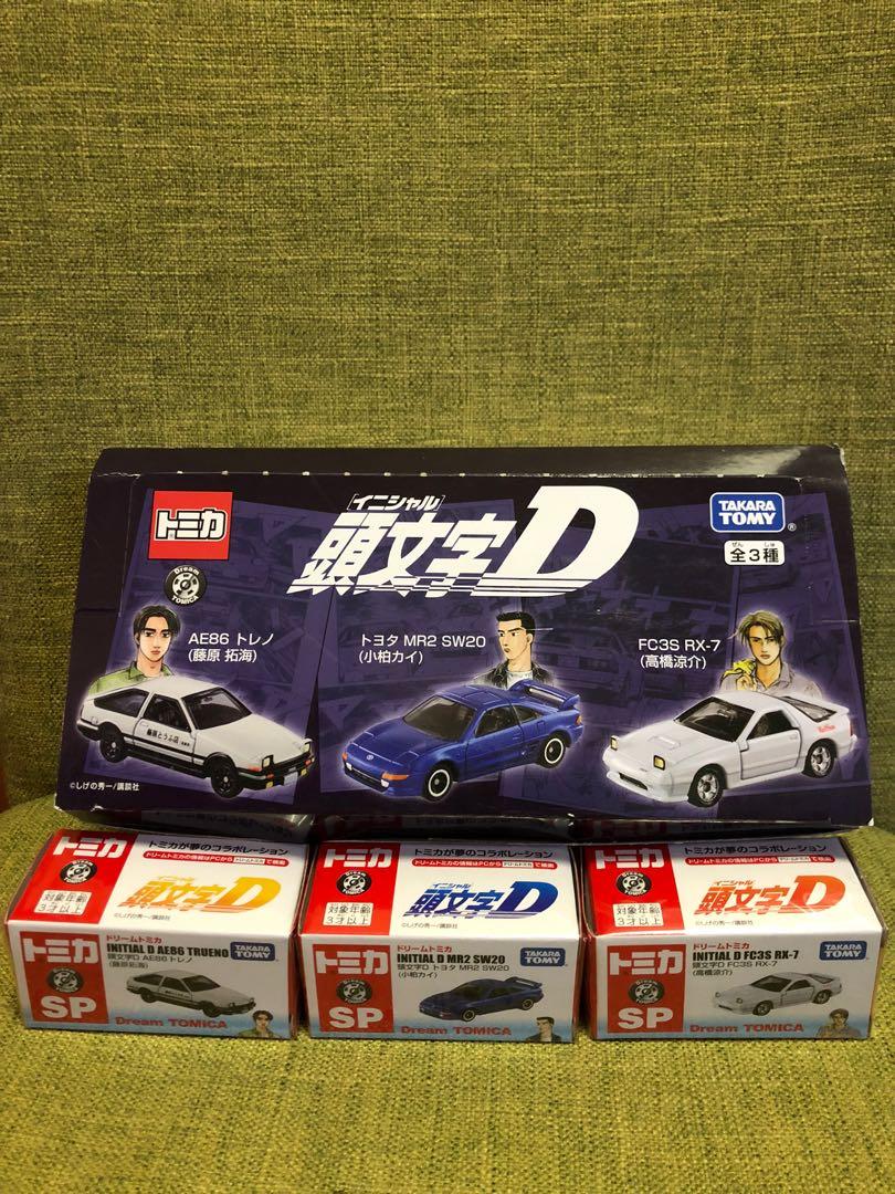 絕版全新tomica Sp車頭文字d 日本7 11 限定initial D Toyota Mazda Takara Tomy 非era Tiny 1 64 興趣及遊戲 玩具 遊戲類 Carousell