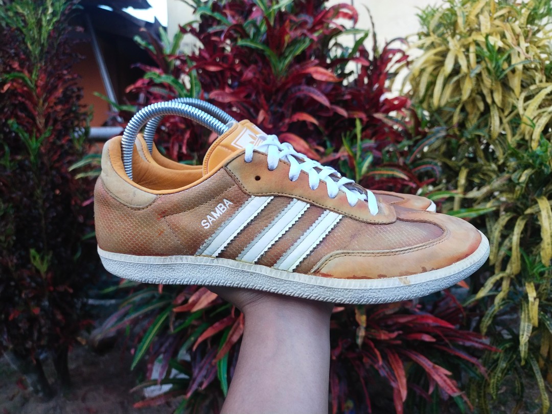 ADIDAS SAMBA SNAKE SKIN, Men's Fashion, Footwear, Sneakers on Carousell