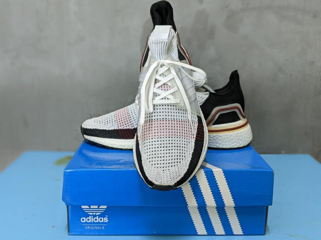 Adidas ultra boost 19 cloud white active red 2025