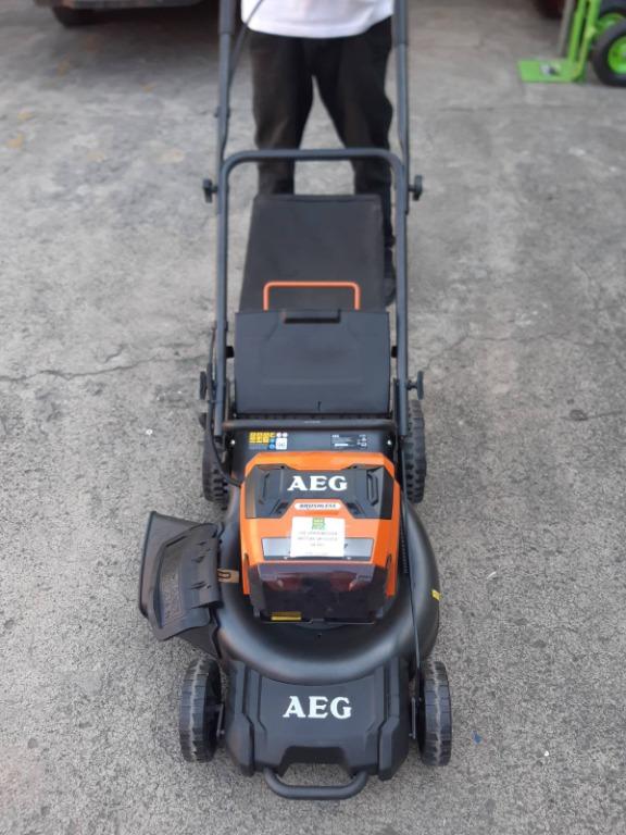 AEG Brushless Battery Operated Lawnmower 2X18V 36V 18