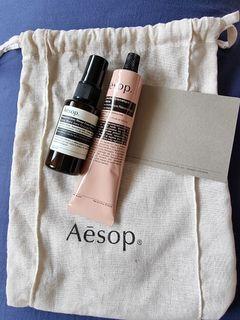 Aesop Resurrection Aromatique Hand Balm & Resurrection Rinse Free Hand Mist