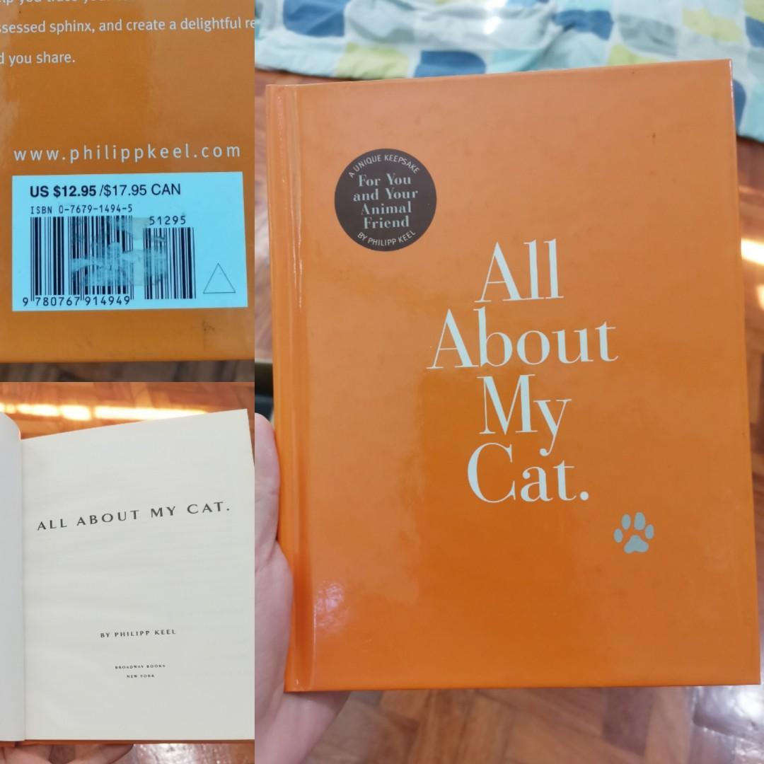 All About My Cat Journal and Scrapbook (Category: Homes & Other Pet Accessories) located in Quezon City. Submitted by maria.chug (Listing ID 1139688883, Image 1). Description: Received as a gift. Didn't get the chance to use. Price is USD 12.95, I'm only selling for just Php 200. It’s a lovely Scrapbook and Journal for your beloved cat. 😻 RFS: Too many stuff. Decluttering..