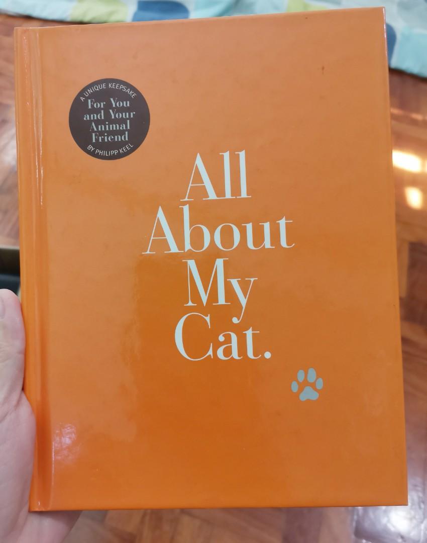 All About My Cat Journal and Scrapbook (Category: Homes & Other Pet Accessories) located in Quezon City. Submitted by maria.chug (Listing ID 1139688883, Image 2). Description: Received as a gift. Didn't get the chance to use. Price is USD 12.95, I'm only selling for just Php 200. It’s a lovely Scrapbook and Journal for your beloved cat. 😻 RFS: Too many stuff. Decluttering..