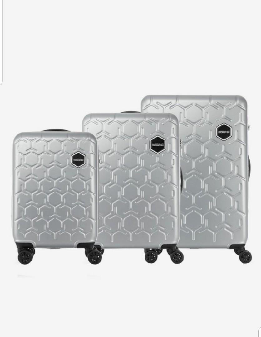 American Tourister Hexus 3 pc set, Hobbies & Toys, Travel, Luggage on
