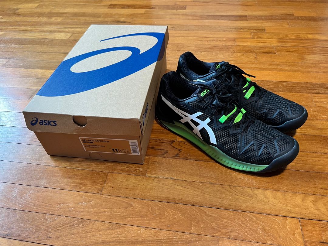 Asics gel resolution black online
