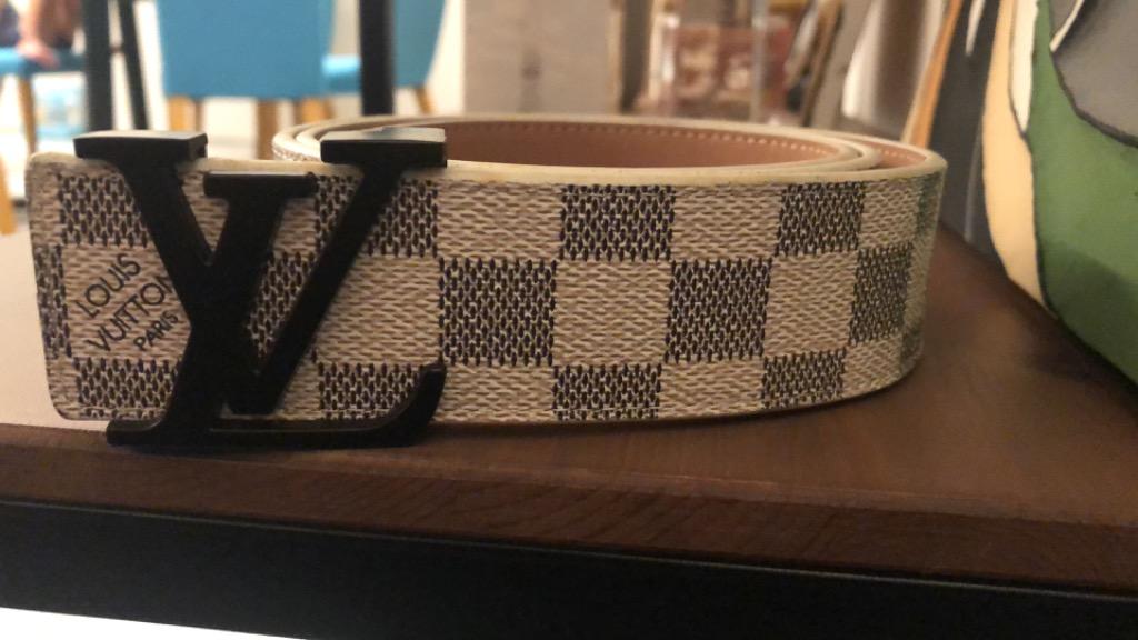 faux louis v belt