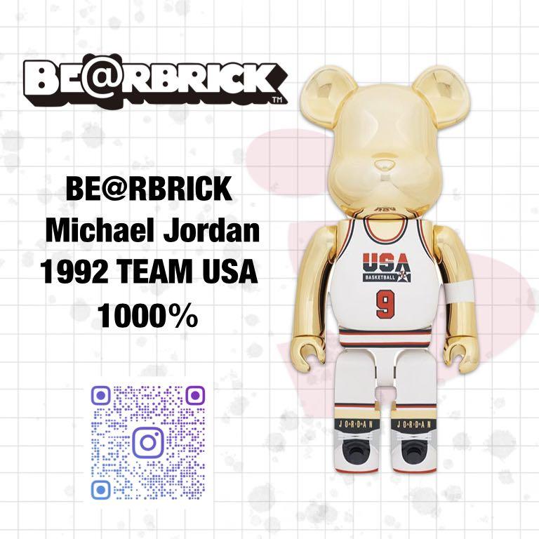 現貨BE@RBRICK Michael Jordan 1992 TEAM USA 1000％ bearbrick, 興趣