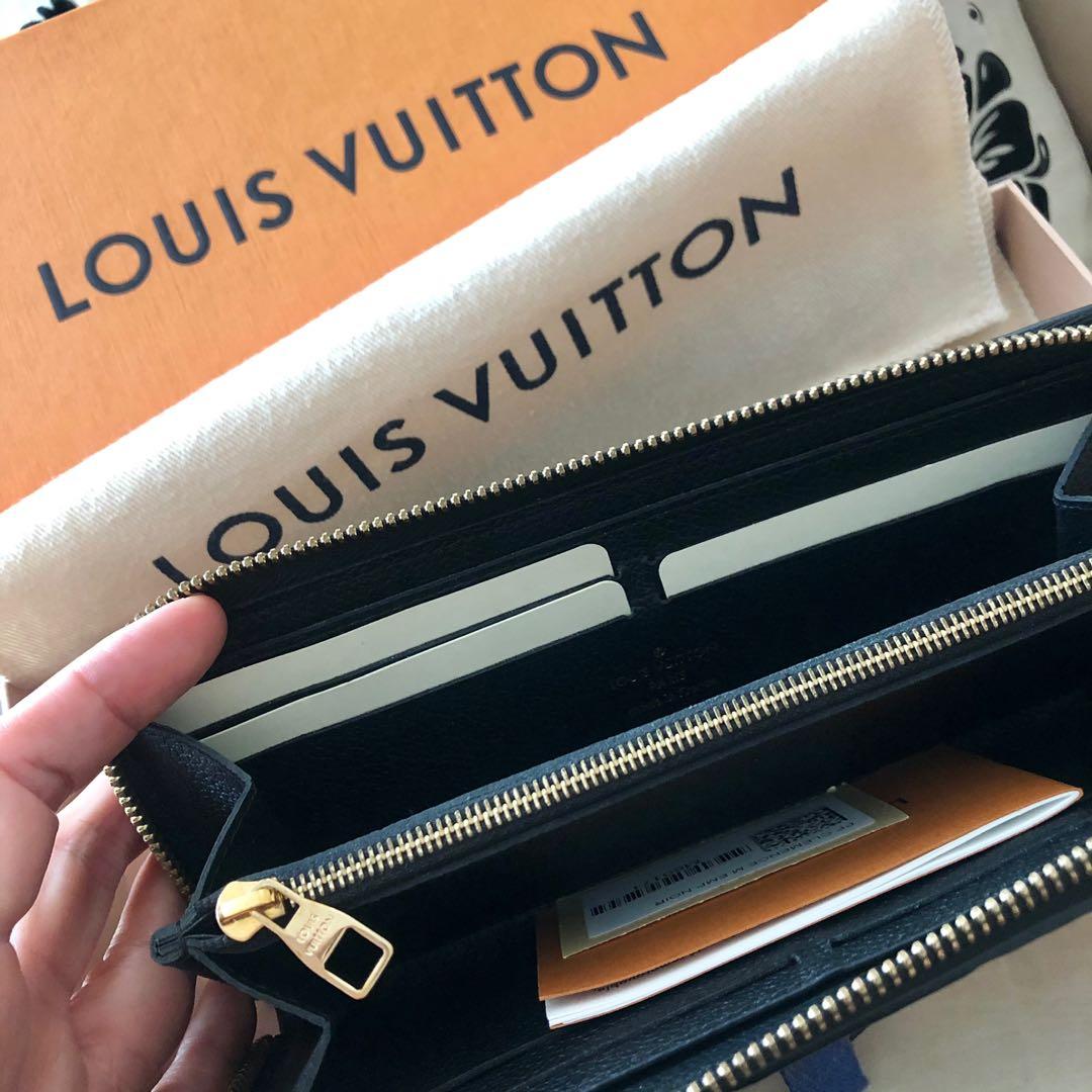 Louis Vuitton LV Unisex Zippy Wallet Pink Monogram Empreinte