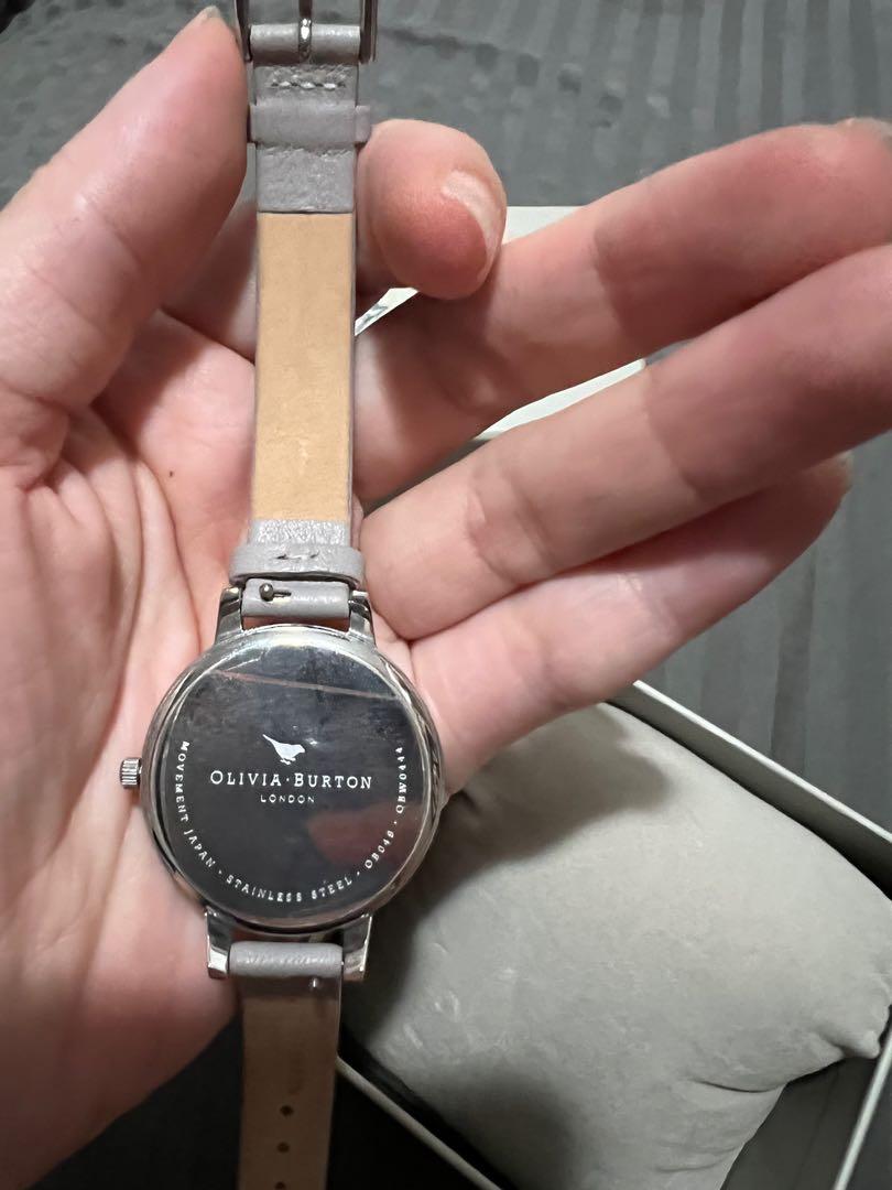Olivia burton silver outlet bee watch