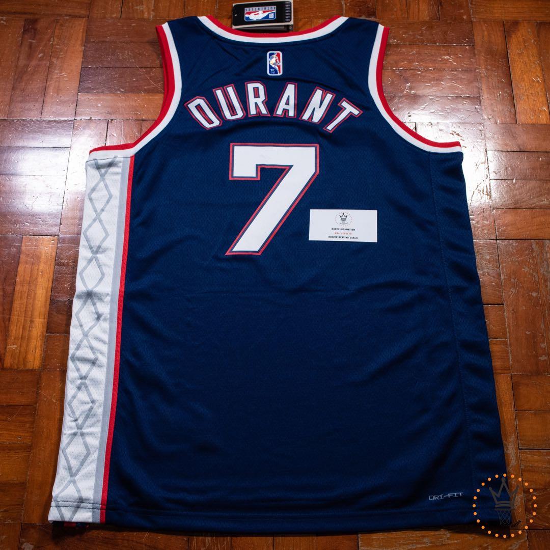 Kevin Durant Brooklyn Nets Nike 2021-22 Swingman Jersey City