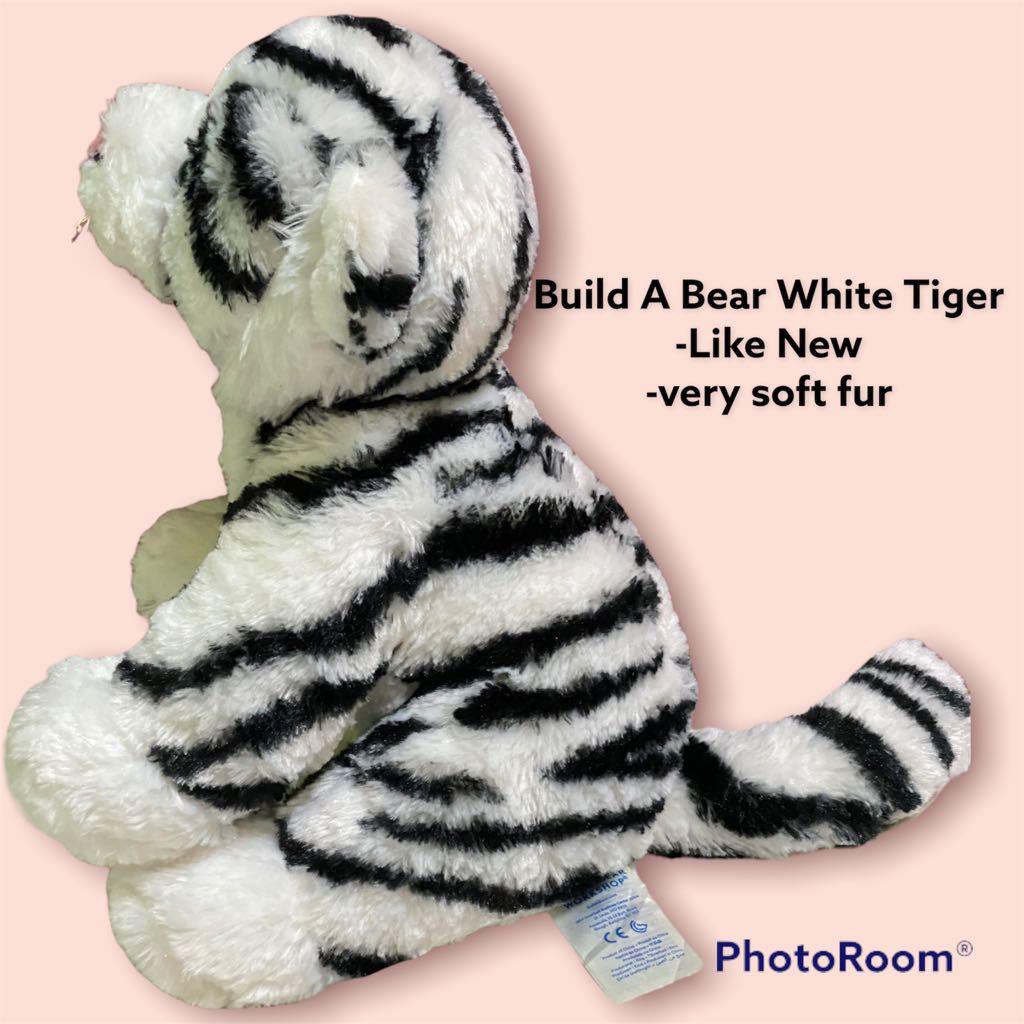 Build A Bear Tiger White ( BAB TIGER ), Hobbies & Toys, Toys & Games on