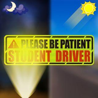 Car reflective sticker STUDENT DRIVER