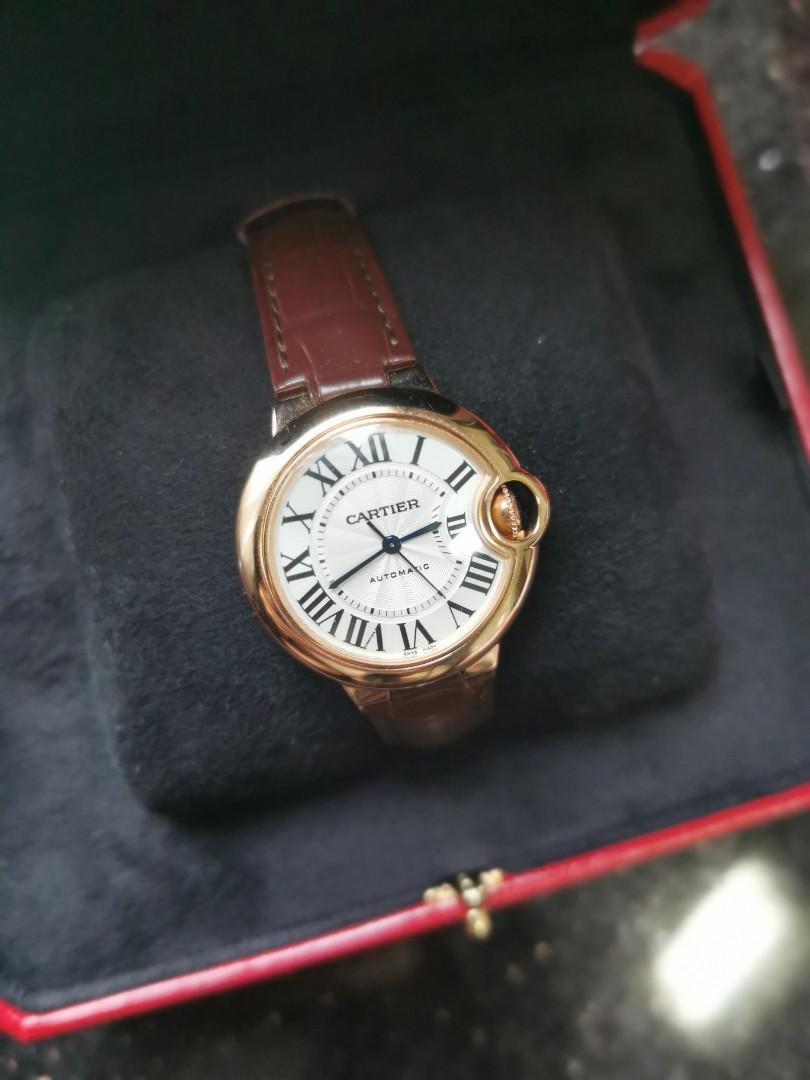Ballon Bleu de Cartier Watch in Rose Gold, 33mm