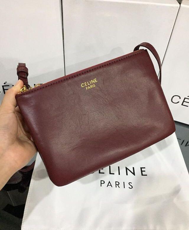 Celine Trio Bag Price Celine Trio Size Large Trio Bag In Smooth