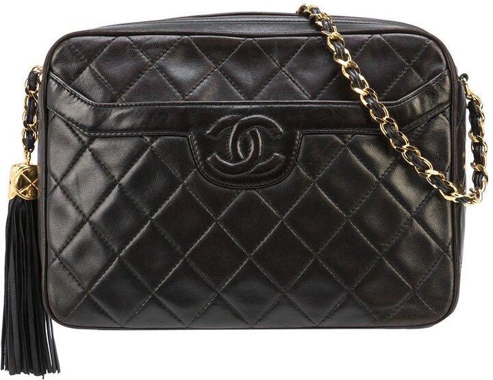CHANEL Pre-Owned Quilted Fringe CC Chain Shoulder Bag - Farfetch