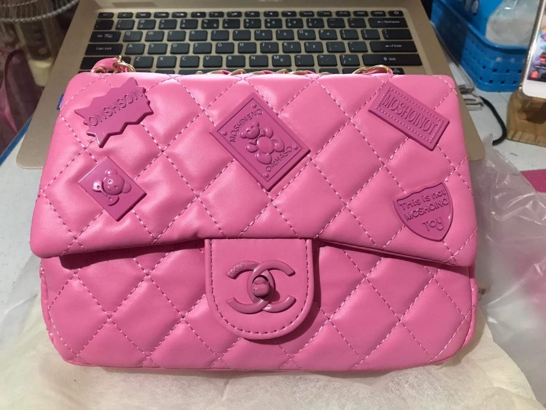 Chanel pink bag, Luxury, Bags & Wallets on Carousell
