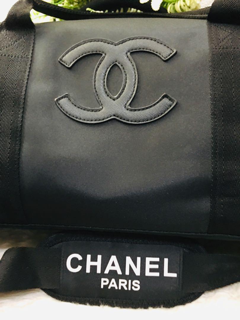 CHANEL, Bags, Authentic Chanel Vip Gift Gym Duffle Bag