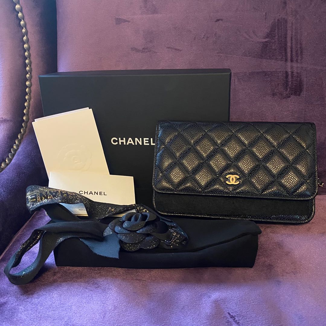 Chanel Woc Caviar Gold klcc receipt