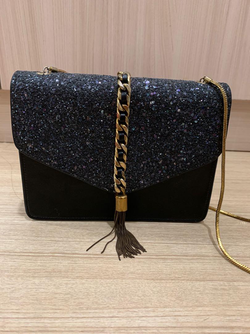 Charles and keith sales glitter sling bag