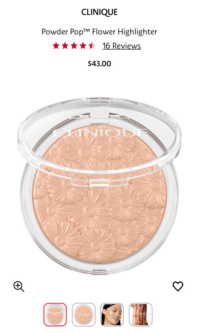 Clinique Powder Pop Highlighter in Lunar, Beauty & Personal Care, Face