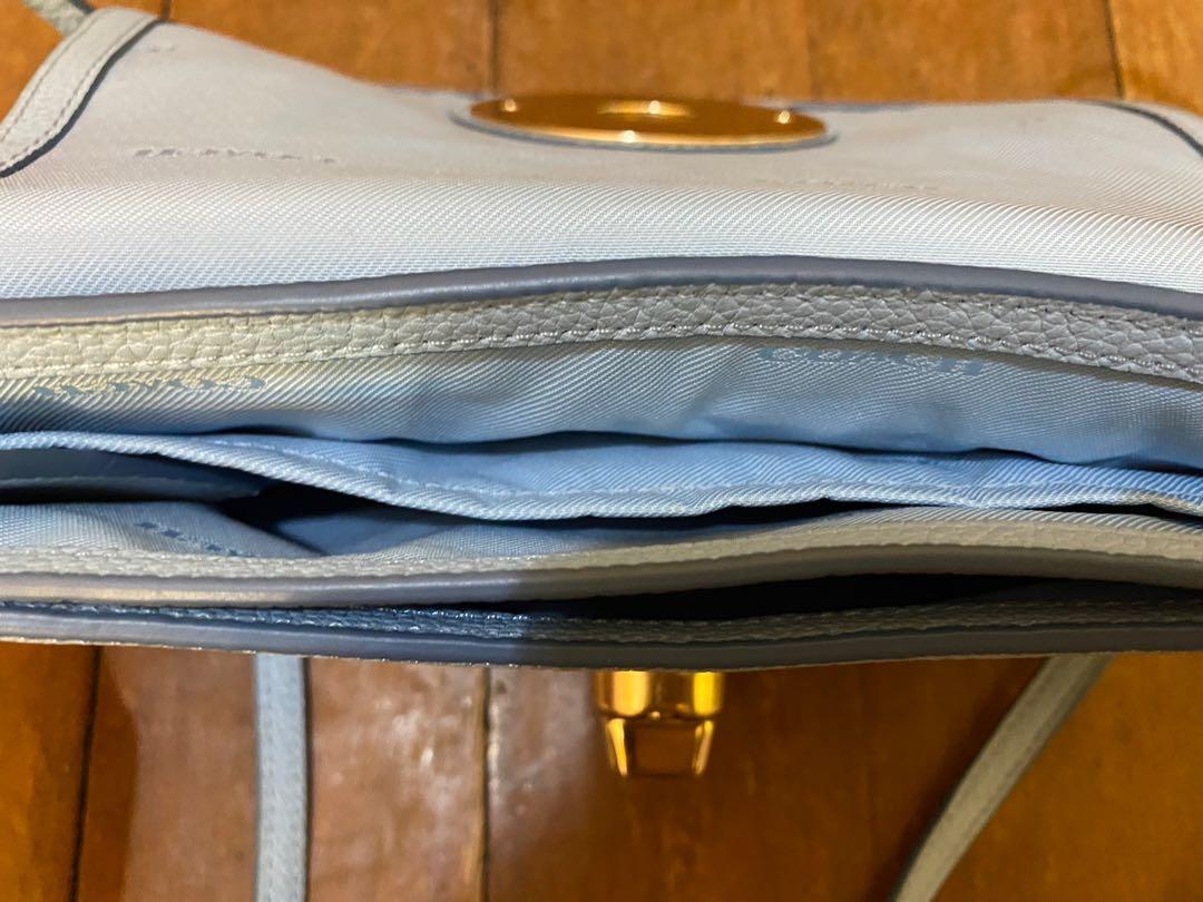 Coach Baby Blue Sling Bag, Women's Fashion, Bags & Wallets, Crossbody