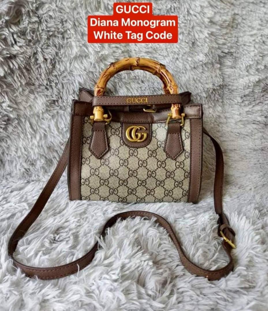 Coded GUCCI Diana Monogram Bamboo a handle, Women's Fashion, Bags &  Wallets, Cross-body Bags on Carousell