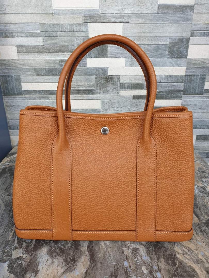 SALE HERMES GARDEN PARTY 30cm TOGO BLACK WITH DUSTBAG RIRI ZIPPER, Luxury,  Bags & Wallets on Carousell