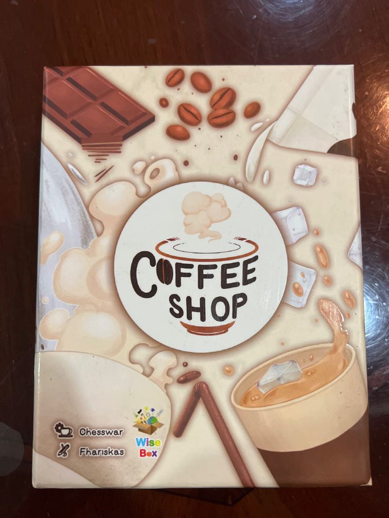 Coffee Shop Board Game by Thailand Designer, Hobbies & Toys, Toys