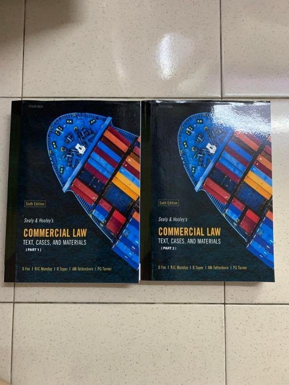 Commercial Law LS SEALY&RJA HOOLEY 6th edition, Hobbies & Toys, Books