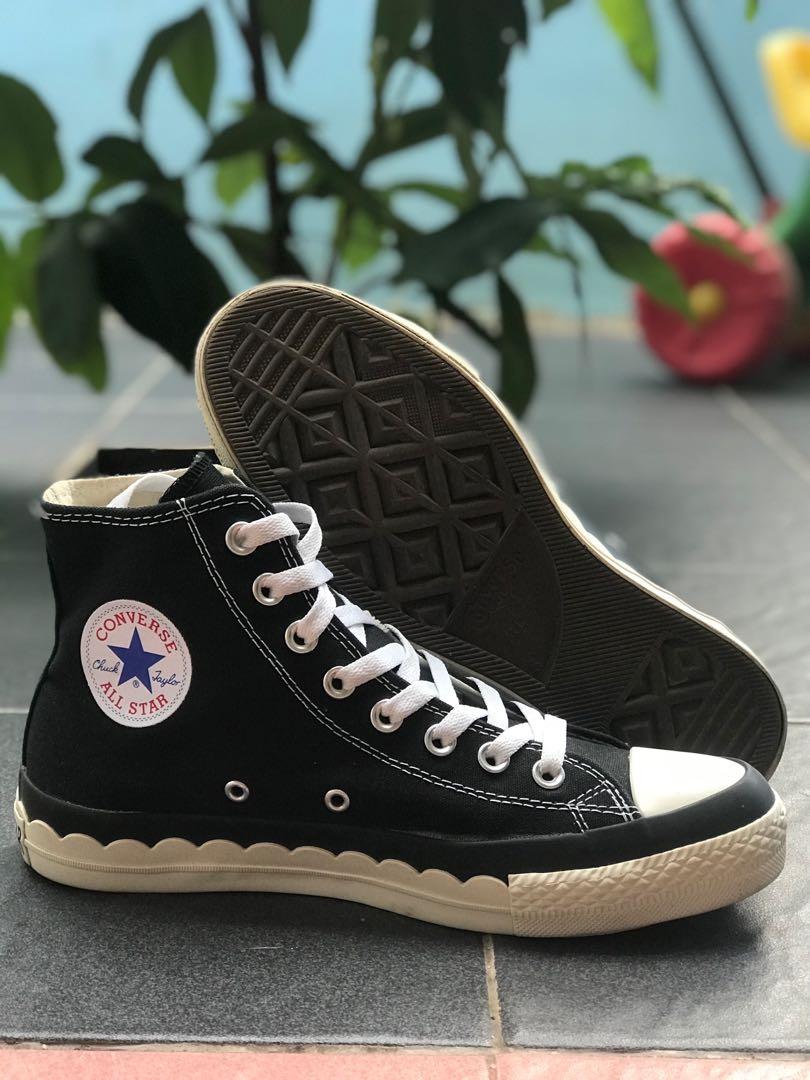 Converse all star best sale scallop tape hi