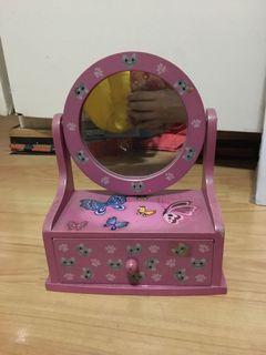 Cute Y2K Mini Dresser with Mirror 💗 for Accessories or Makeup