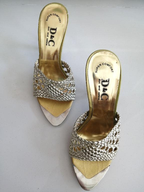 Gold heels size 4 hotsell