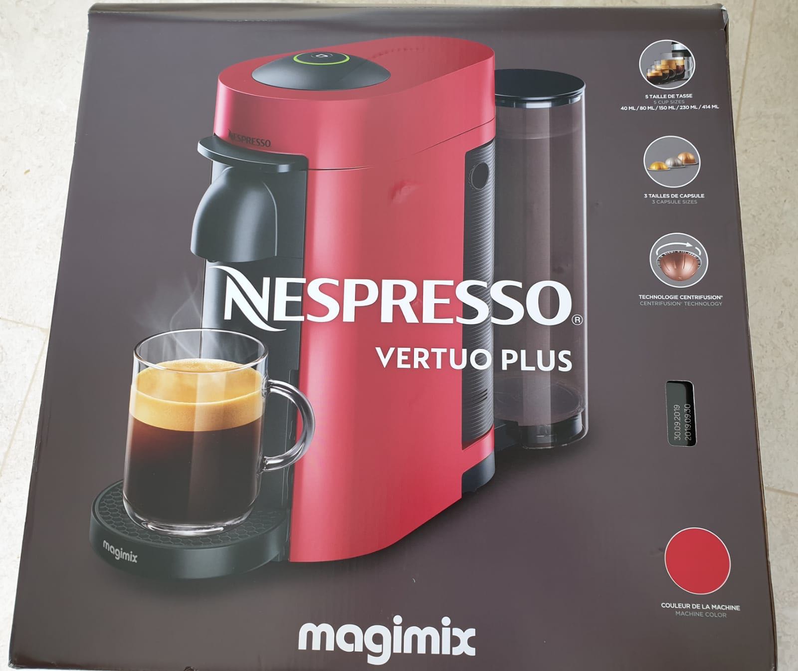 De'Longhi Vertuo Plus Coffee machine 