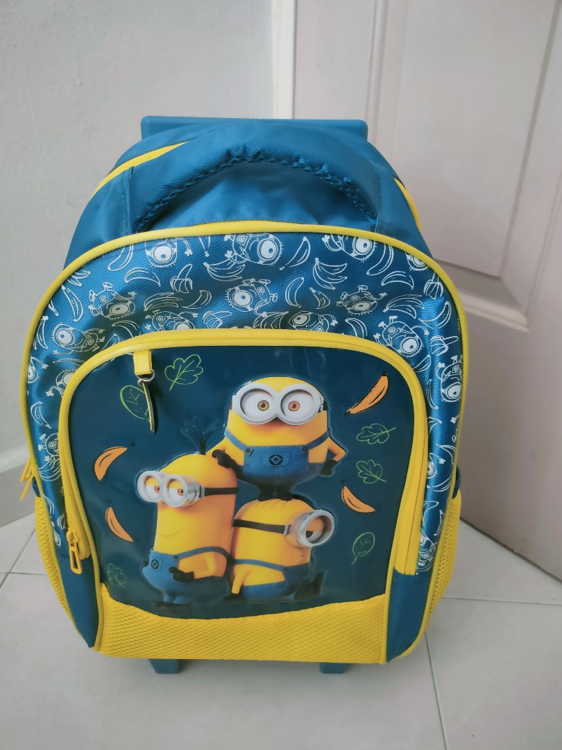 New Minions I Speak Minion Large Blue 16 School Bag/Knapsack/Backpack