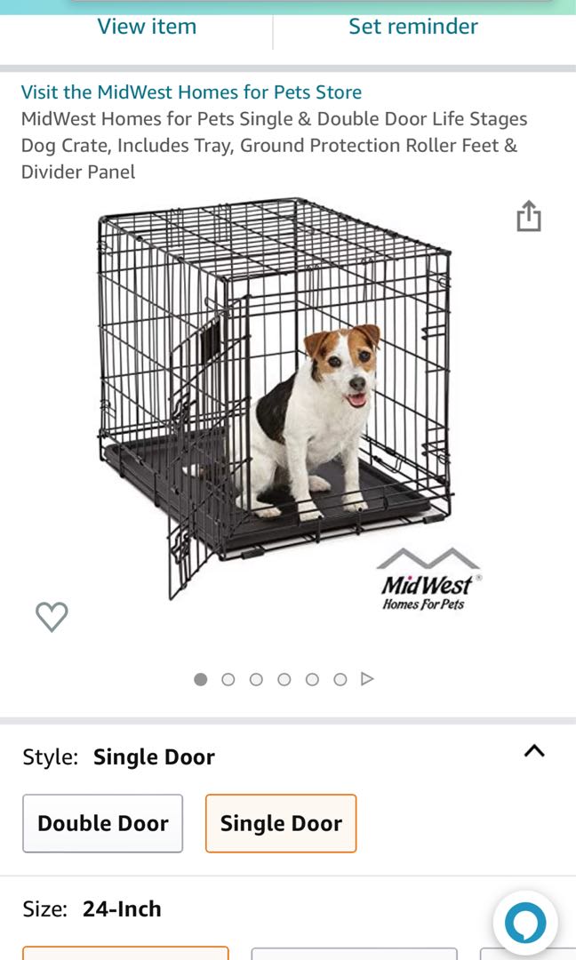 20 inch dog crate