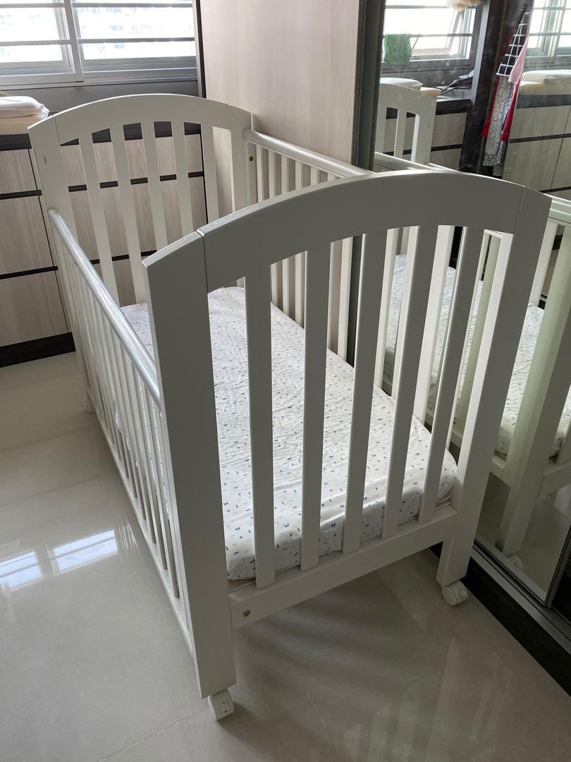 Mothercare ashworth dropside cot online