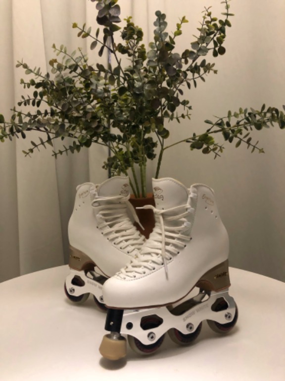 Edea Overtures + Snow Whites Inline Figure Skates, Sports Equipment