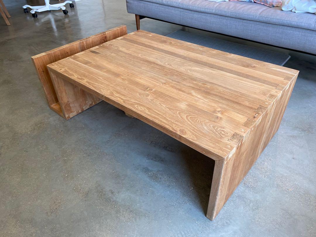 Ethnicraft Naomi teak coffee table from Soul and Tables, Furniture