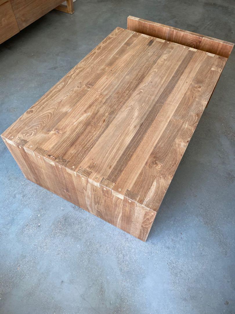 Ethnicraft Naomi teak coffee table from Soul and Tables, Furniture