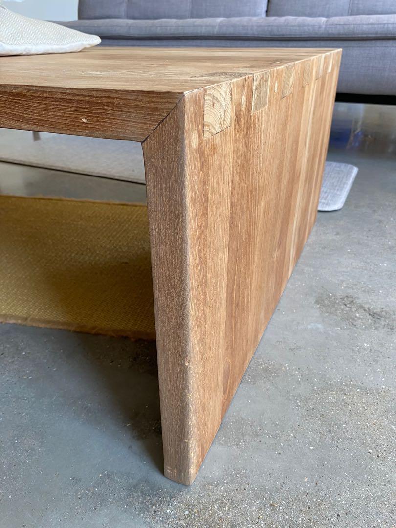 Ethnicraft Naomi teak coffee table from Soul and Tables, Furniture