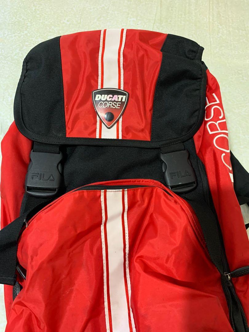 DUCATI CORSE × FILA コラボ ダッフルバッグ Fila X Ducati