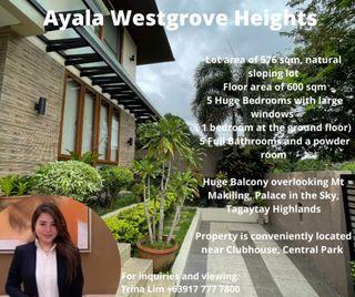 For Sale: Ayala Westgrove Heights - House and Lot