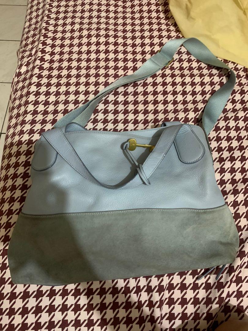 Fossil maya satchel horizon blue hotsell